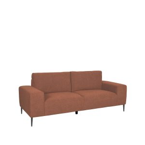 LABEL51 3-Zits Bank Ferraro – Oranje Bouclé – 212x88x85cm