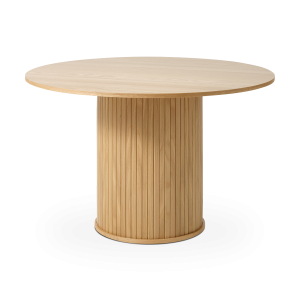 Olivine Lenn Ronde Houten Eettafel Ø 120 cm – Naturel Eiken Olivine Lenn Ronde Houten Eettafel Ø 120 cm – Naturel Eiken