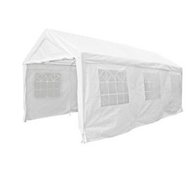 Budget partytent 4×6 met zijwanden – wit