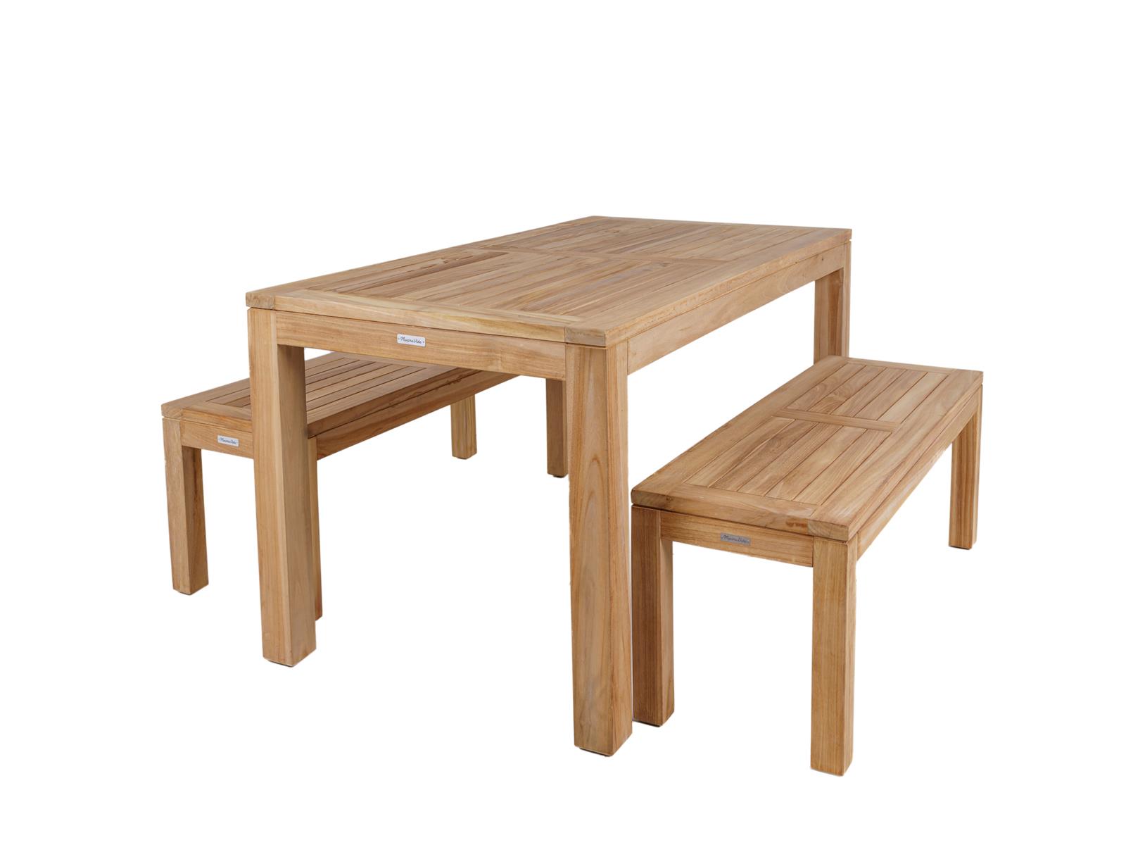 MaximaVida teak picknickset Java 150 cm – 3-delig