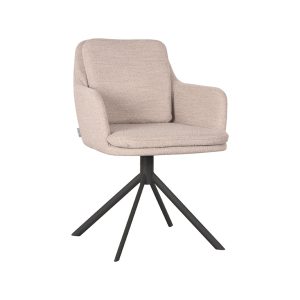 LABEL51 Eetkamerstoel Joy – Naturel Bouclé – Zithoogte 49cm LABEL51 Eetkamerstoel Joy – Naturel Bouclé – Zithoogte 49cm