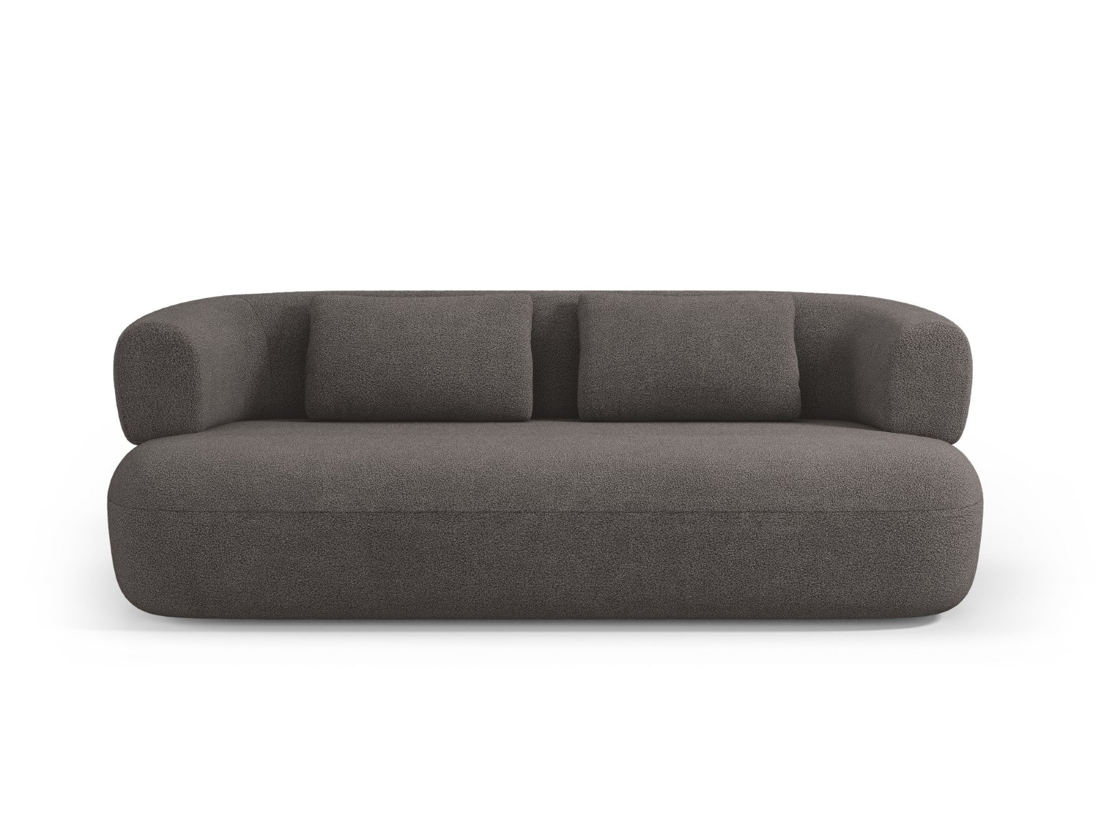 Micadoni Bank Jenny 3-zits, boucle, grijs - 90x178x73cm