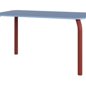 noo.ma Meko eettafel 140 x 80 cm – houten blad, Frosty Blue & Auburn R noo.ma Meko eettafel 140 x 80 cm – houten blad, Frosty Blue & Auburn R