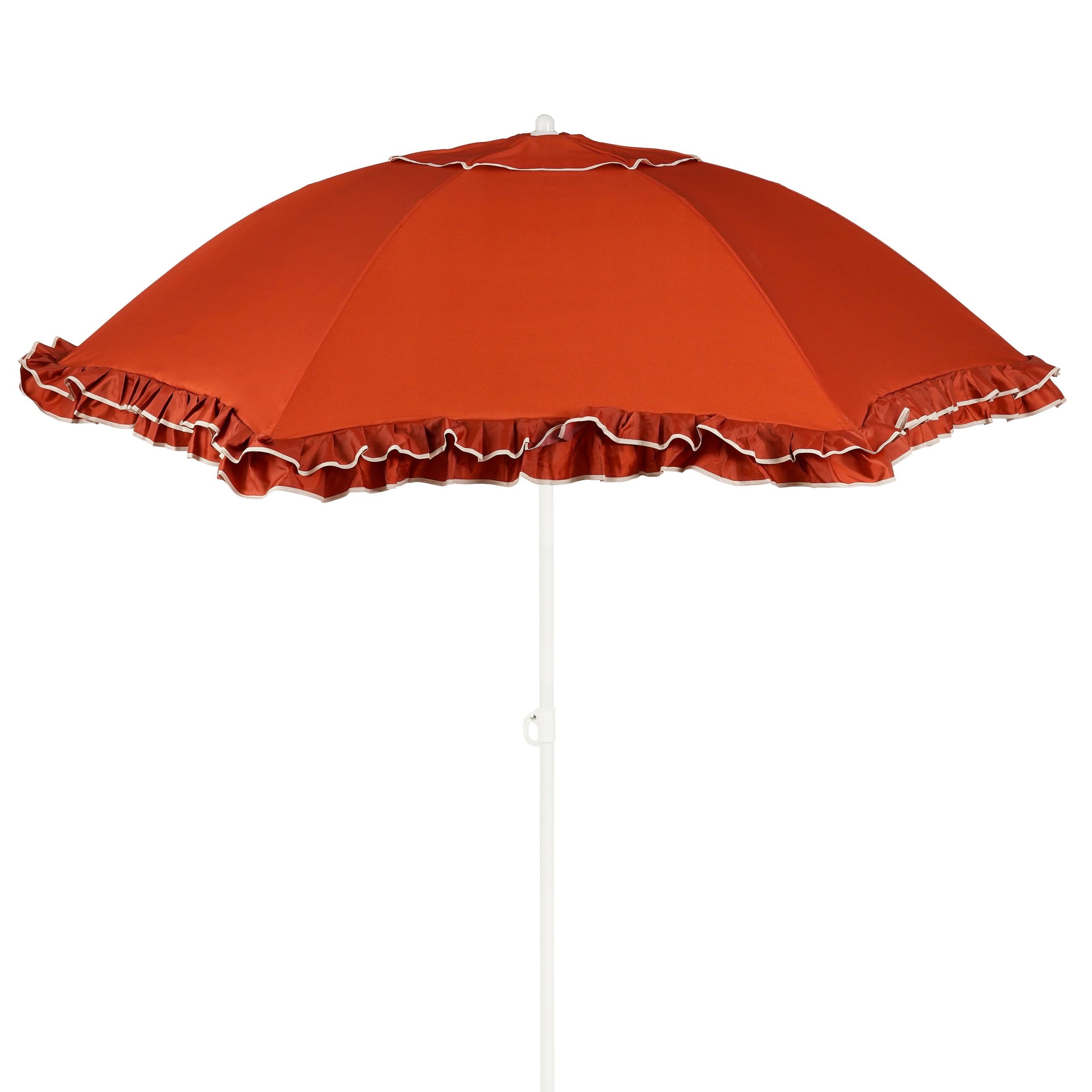 Mica Decorations Kantelbare Parasol met Streepprint - Stokparasol 238