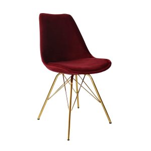 Kick kuipstoel Velvet – Rood Kick kuipstoel Velvet – Rood