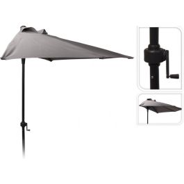 Balkonparasol Bonaire Grijs Ø250 cm