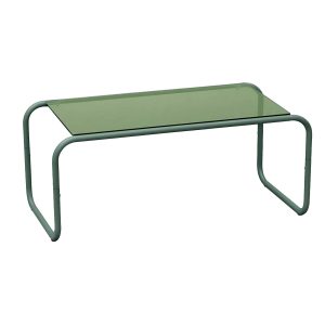 Leitmotiv salontafel Ventana – groen – 80x40x36cm Leitmotiv salontafel Ventana – groen – 80x40x36cm