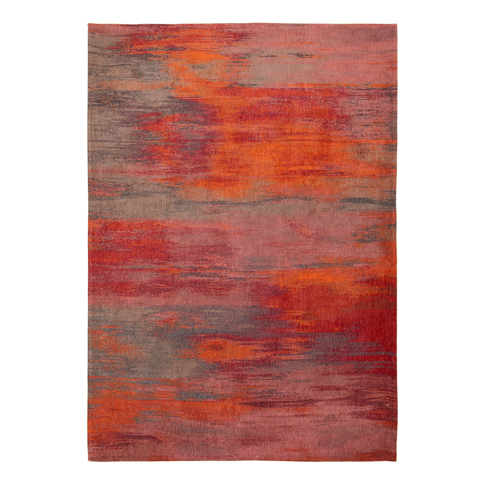 Louis De Poortere vloerkleed Hibiscus Red - rood - 140x200cm