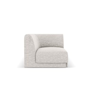 Micadoni Hoekmodule Miley chenille lichtgrijs – 90x90x70cm
