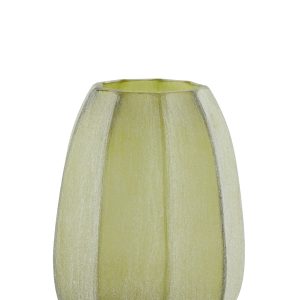 Light & Living vaas BRADLEY – Ø17×23.5cm – groen Light & Living vaas BRADLEY – Ø17×23.5cm – groen