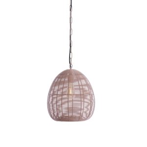 Light & Living hanglamp Oliveria – roze – Ø32cm Light & Living hanglamp Oliveria – roze – Ø32cm