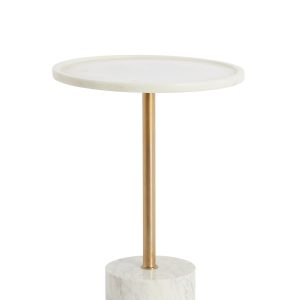 Light & Living bijzettafel CIVITA – Ø37×49 cm – wit Light & Living bijzettafel CIVITA – Ø37×49 cm – wit