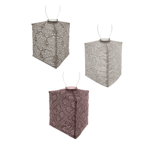 Lumiz solar lampion – triangle set 3 stuks Lumiz solar lampion – triangle set 3 stuks