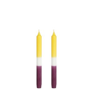 Mica Decorations Dip-dye Dinerkaars – Set van 2 – H25 cm – Geel Mica Decorations Dip-dye Dinerkaars – Set van 2 – H25 cm – Geel