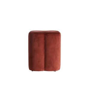 Light & Living poef Nalani – rood – 38x38x45cm Light & Living poef Nalani – rood – 38x38x45cm