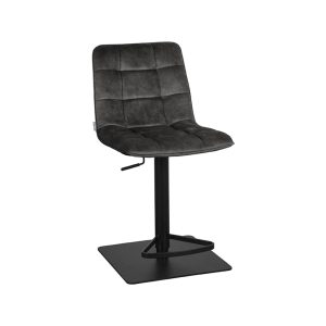 LABEL51 Barkruk Juul – Antraciet Velvet – Zithoogte 52–80cm LABEL51 Barkruk Juul – Antraciet Velvet – Zithoogte 52–80cm