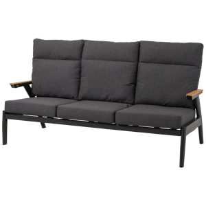 Lesli Living loveseat Florence – zwart – 190x84x94cm Lesli Living loveseat Florence – zwart – 190x84x94cm