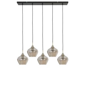Light & Living hanglamp Rakel – brons – 104x20x120cm Light & Living hanglamp Rakel – brons – 104x20x120cm