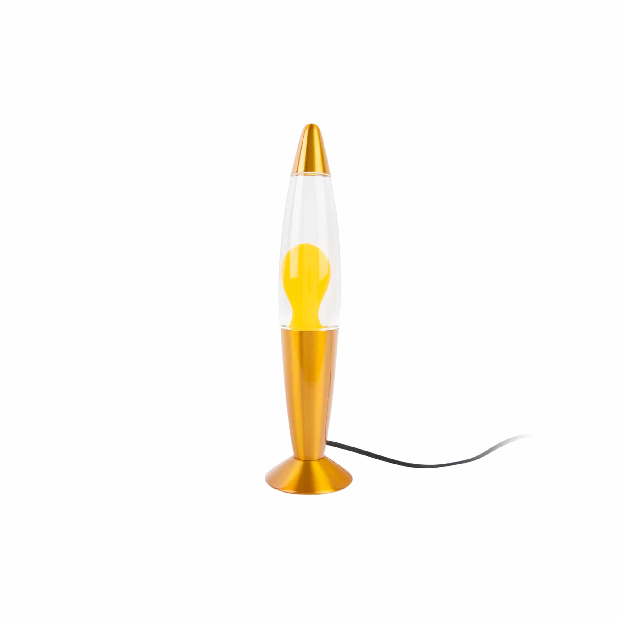 Leitmotiv tafellamp Funky Rocket Lava - geel - Ø8.6cm