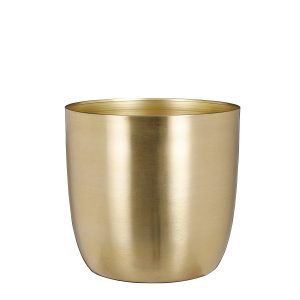Mica Decorations Alano Bloempot – H21 x Ø22 cm – Metaal – Goud Mica Decorations Alano Bloempot – H21 x Ø22 cm – Metaal – Goud