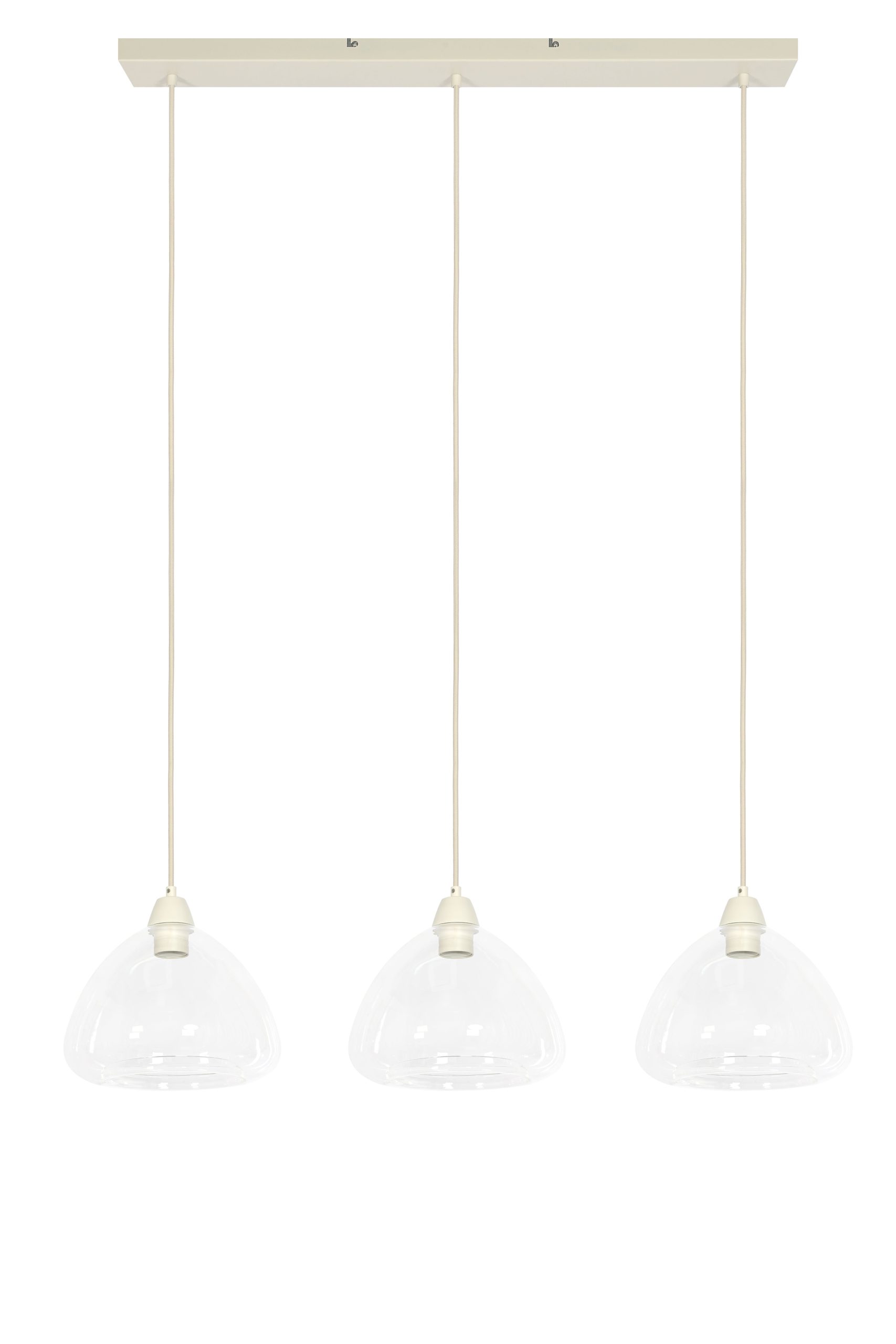 Light & Living hanglamp BISHO - wit - 94x26x19cm