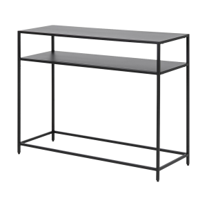 Lisomme Roy metalen sidetable zwart – 100 x 35 cm Lisomme Roy metalen sidetable zwart – 100 x 35 cm