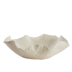 Light & Living schaal BANDA – 34x31x11cm – wit Light & Living schaal BANDA – 34x31x11cm – wit