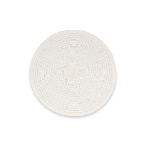 Ona – Placemat 36cm rond wit Nala – Set van 4 Ona – Placemat 36cm rond wit Nala – Set van 4