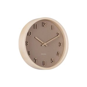 Karlsson wandklok Nervadura – bruin – Ø22cm Karlsson wandklok Nervadura – bruin – Ø22cm