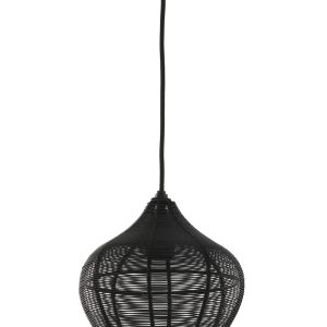 Light & Living hanglamp ALVARO – Ø20x22cm – zwart Light & Living hanglamp ALVARO – Ø20x22cm – zwart