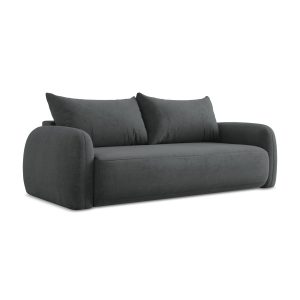 LaMiaSofa 3-zits slaapbank Amalfi – chenille stof – donkergrijs – 250x LaMiaSofa 3-zits slaapbank Amalfi – chenille stof – donkergrijs – 250x