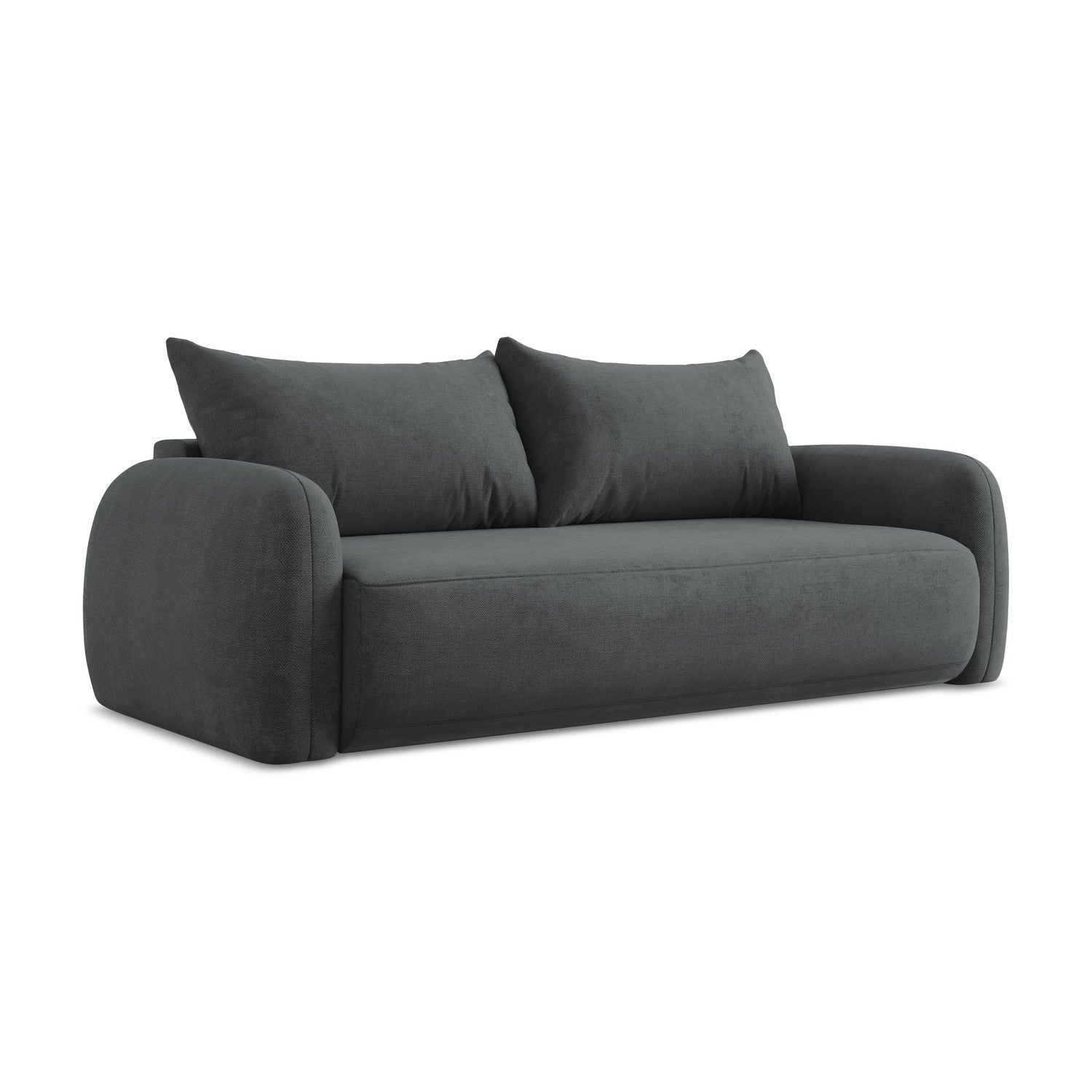 LaMiaSofa 3-zits slaapbank Amalfi - chenille stof - donkergrijs - 250x