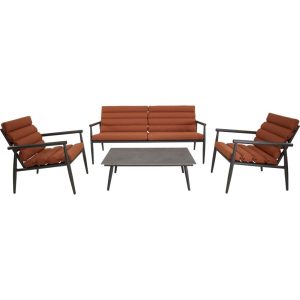 Lesli Living loungebank Harper – rood – 168x76x72cm Lesli Living loungebank Harper – rood – 168x76x72cm