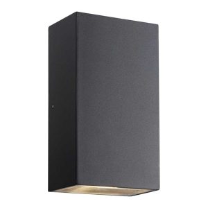 Nordlux Rold Wandlamp Buiten – 2-lichts LED – 3000K – IP44 – Zwart Nordlux Rold Wandlamp Buiten – 2-lichts LED – 3000K – IP44 – Zwart