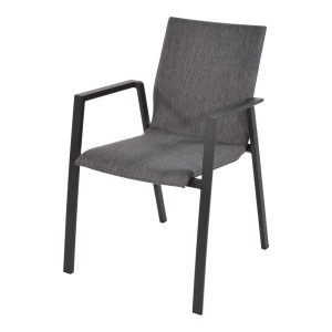 Lesli Living bistrostoel Fardau – antraciet – 55,5x60x83cm