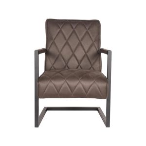 LABEL51 Fauteuil Denmark – Antraciet Microfiber – Zithoogte 41cm LABEL51 Fauteuil Denmark – Antraciet Microfiber – Zithoogte 41cm