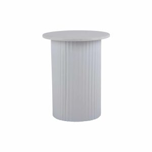 Leitmotiv salontafel Luscious Straight – wit – Ø45cm Leitmotiv salontafel Luscious Straight – wit – Ø45cm