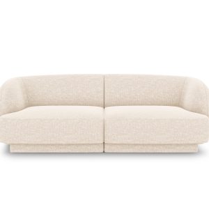 Micadoni Bank Miley 2-zits, chenille, lichtbeige – 90x180x70cm Micadoni Bank Miley 2-zits, chenille, lichtbeige – 90x180x70cm