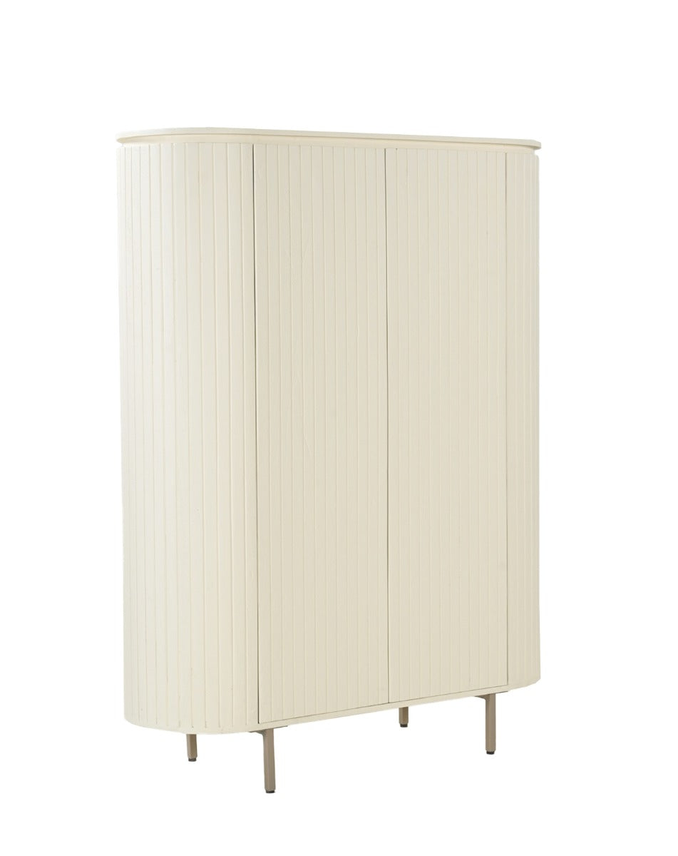 Livingfurn kabinetkast Patou - ivoor - 150 cm