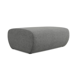 LaMiaSofa Poef Palermo – chenille stof – olifant – 100x70x39 LaMiaSofa Poef Palermo – chenille stof – olifant – 100x70x39