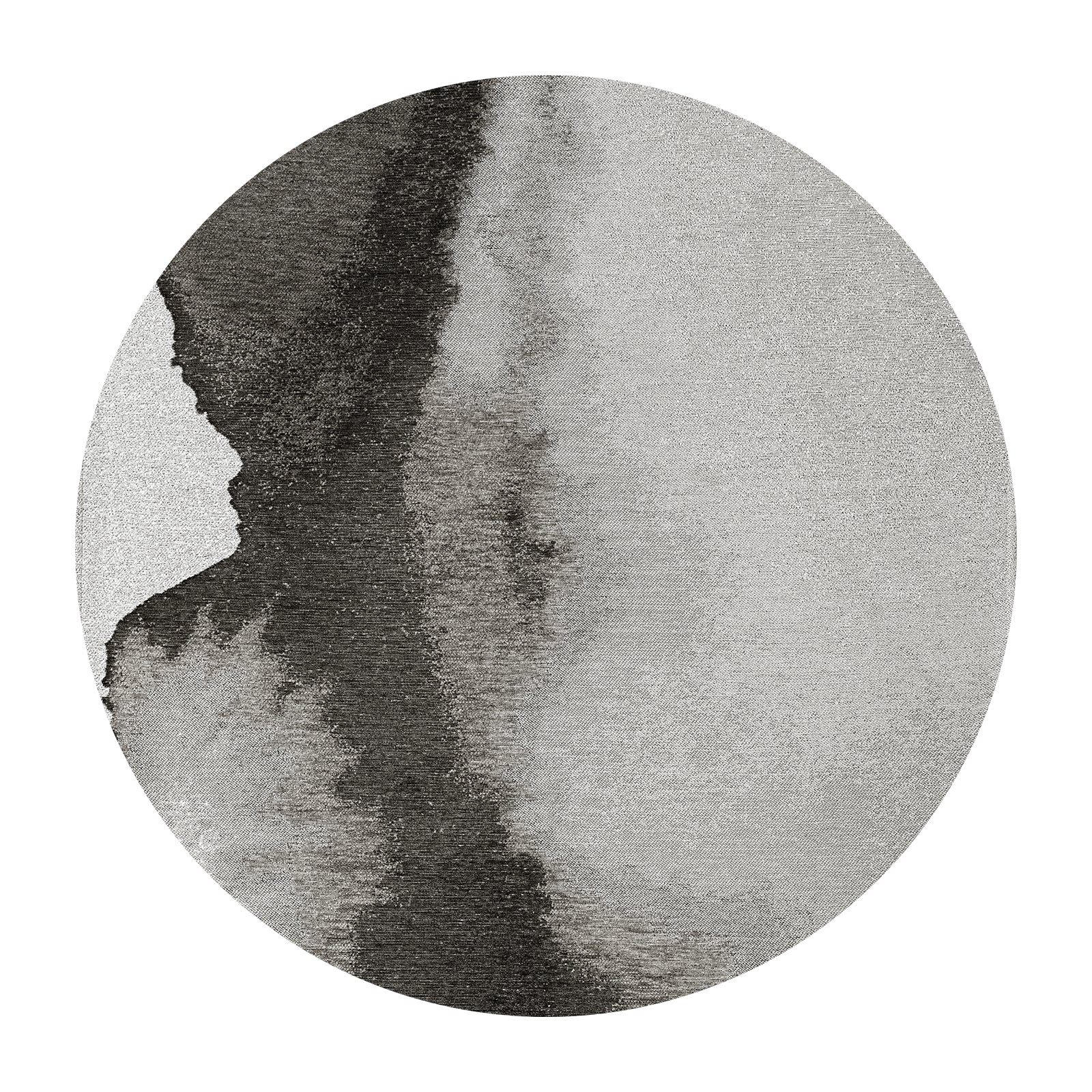 Ecorugs vloerkleed Black Shadow - zwart - 240x240cm