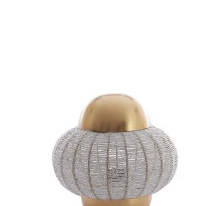 Light & Living tafellamp CETARA – zilver – Ø25x26cm Light & Living tafellamp CETARA – zilver – Ø25x26cm