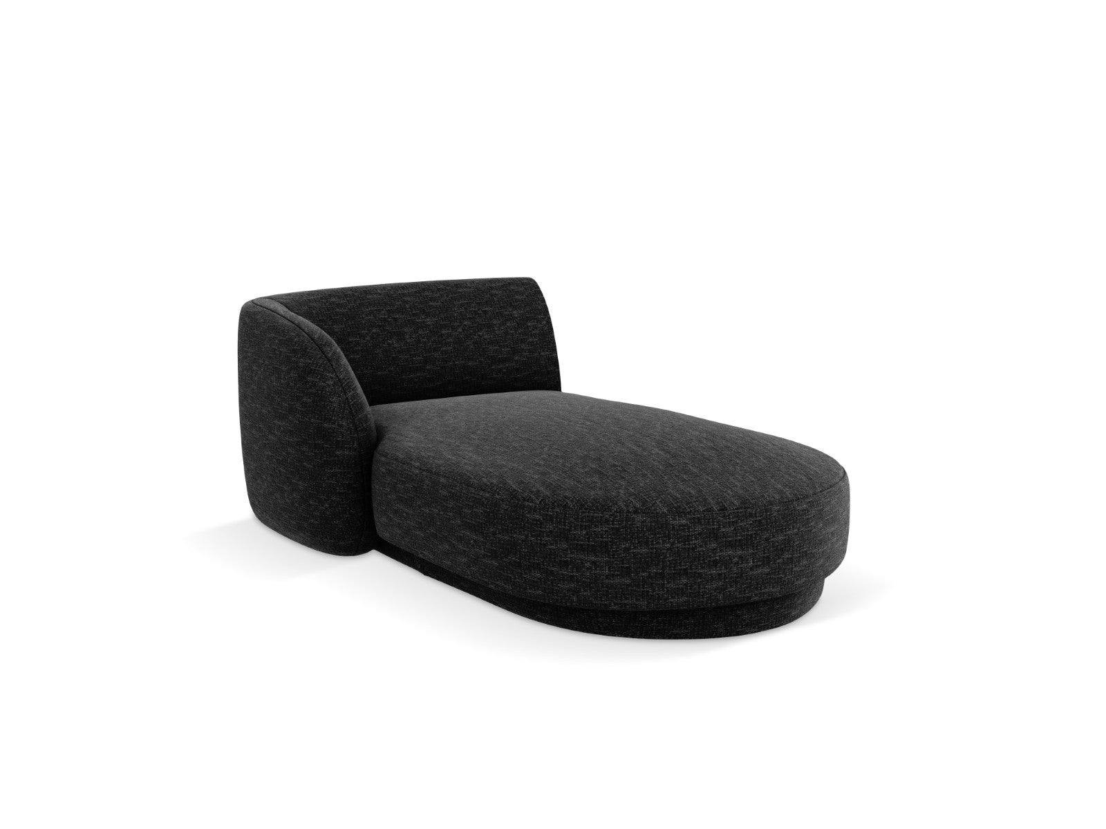 Micadoni linker meridiaan Miley 2-zits, structurele stof antraciet - 1