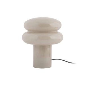 Leitmotiv tafellamp Incesante Double Ring – grijs – Ø20cm Leitmotiv tafellamp Incesante Double Ring – grijs – Ø20cm