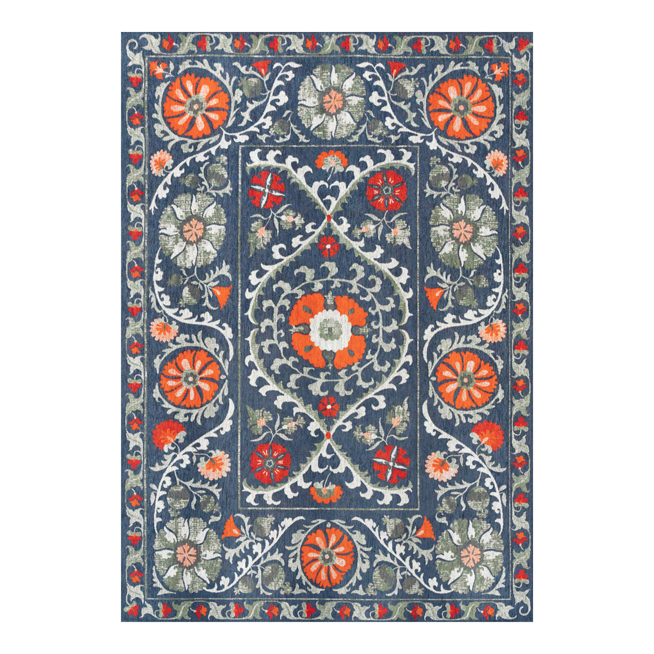 Ecorugs vloerkleed Nordic - blauw - 240x340cm
