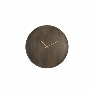 Light & Living klok Veti – bruin – Ø56cm Light & Living klok Veti – bruin – Ø56cm