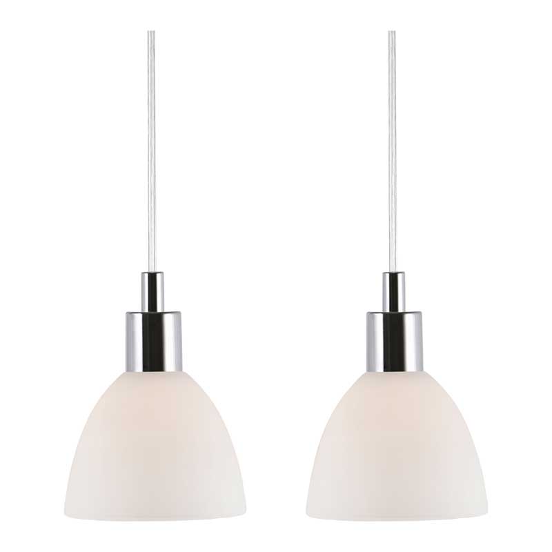 Nordlux Ray Hanglamp - 2-lichts E14 - Chroom
