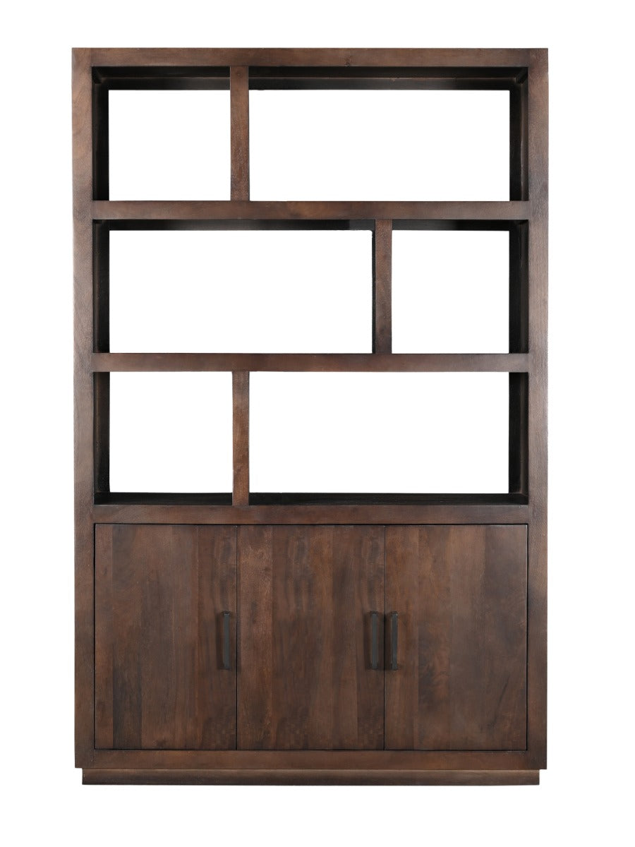 Livingfurn kabinetkast Jaxx - 145cm - Mangohout - Bruin