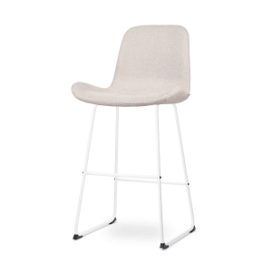 Nolon Nino-Fé Barkruk Beige – Wit Onderstel – 75 cm Nolon Nino-Fé Barkruk Beige – Wit Onderstel – 75 cm
