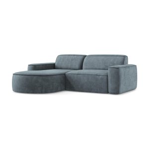 LaMiaSofa hoekbank links Melissa – chenille stof – jeans – 224x166x70 LaMiaSofa hoekbank links Melissa – chenille stof – jeans – 224x166x70